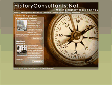 Tablet Screenshot of historyconsultants.net